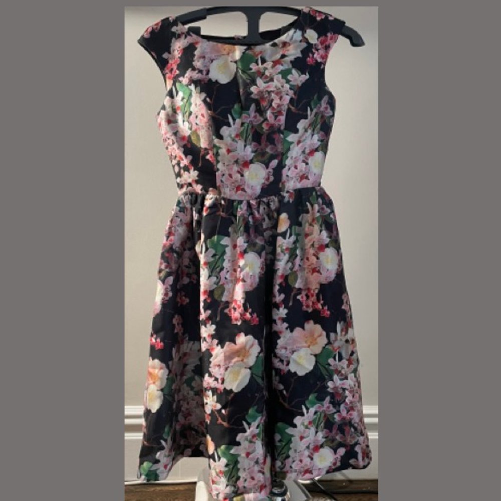 Chi Chi London Floral Cocktail Dress
